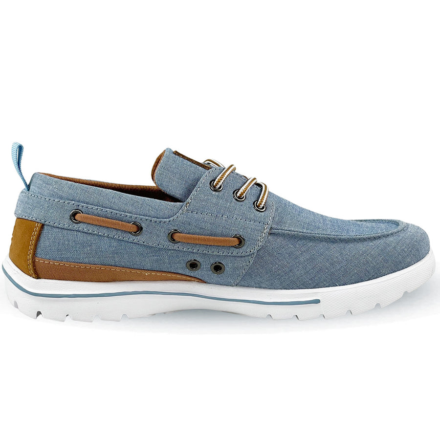 Men's Captiva by Skuze Shoes Denim Tan