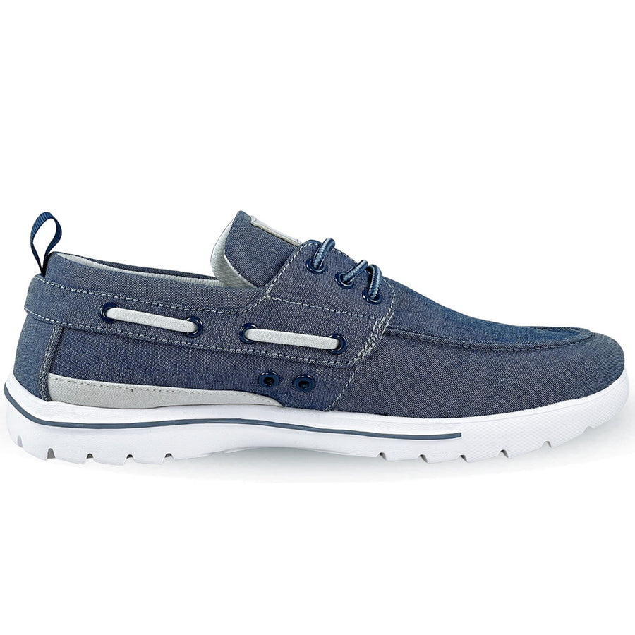 Mens Captiva right side view navy grey