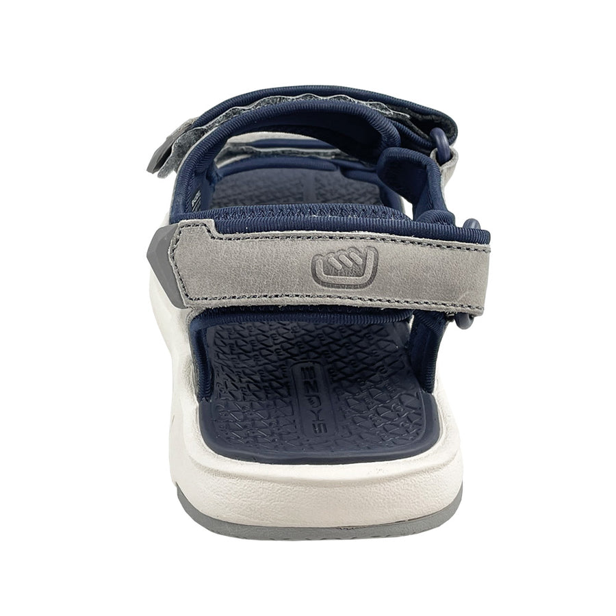 Cabo by Skuze Shoes - Grey & Navy back