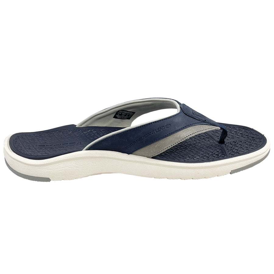 Stingray by Skuze Shoes - Grey & Navy right side view