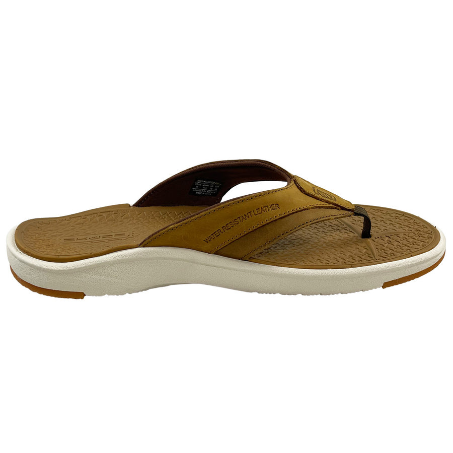 stingray sandals tan brown right side
